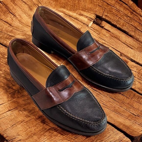 H.S. Trask Penny Loafers Mens Size 10.5N - Picture 1 of 16